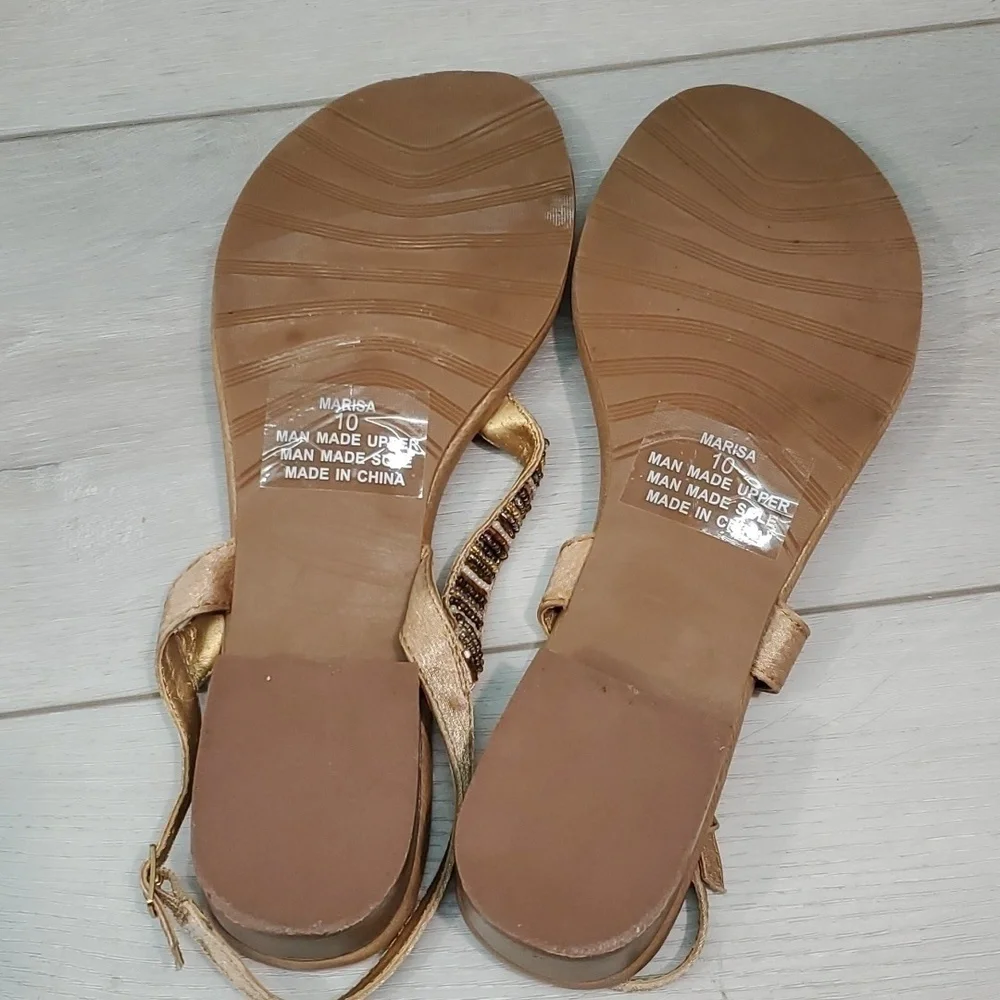 Coconuts By Matisse Marisa Women Ankle Heels Sandals Thin shoes sz 10